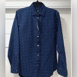 Marc By Marc Jacobs Navy Geometric Button-Down Shirt